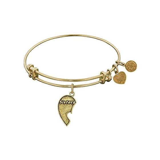 Angelica Ladies Mom and Family Collection Bangle Charm 7.25 Inches (Adjustable) GEL1007