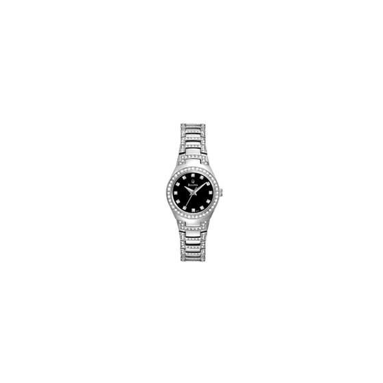 Ladies' Bulova Crystal Collection Watch With B