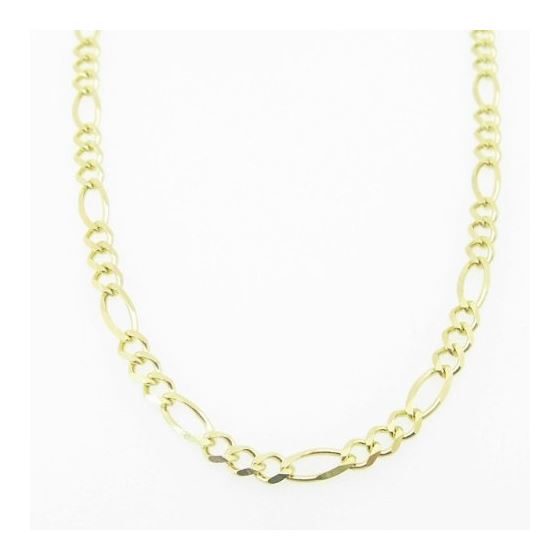 Mens Yellow-Gold Figaro Link Chain Length - 18 inches Width - 3.5mm 3