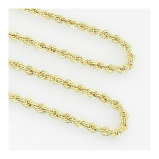 10K Yellow Gold rope chain GC3 3