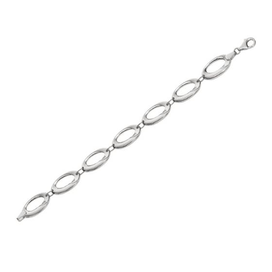 Sterling Silver 12.85 Mm Wide Polished Alternate L