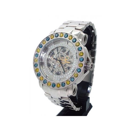 Freeze Automatic Watch - 7ctw Diamond Bezel